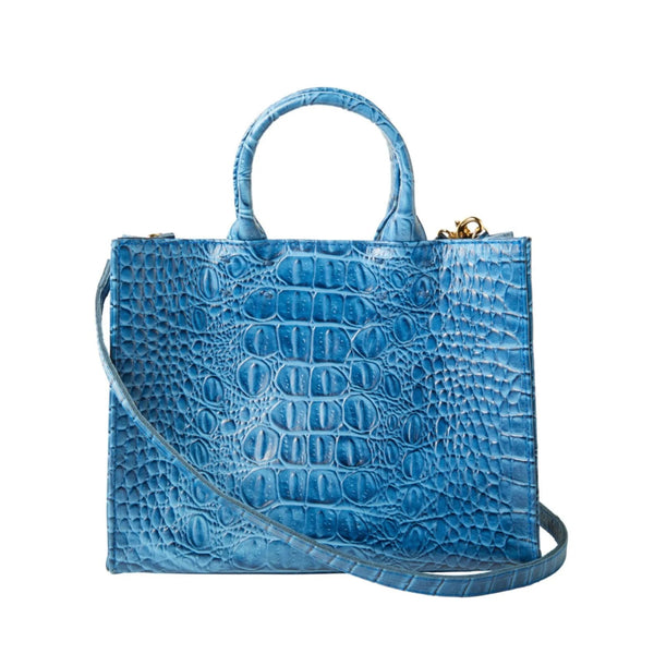 The Adelaide Leather Handbag Croc