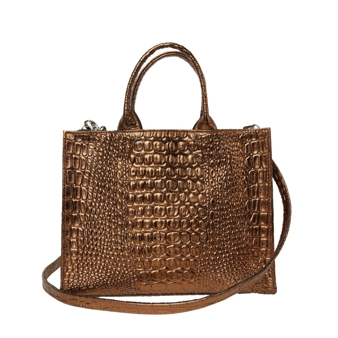 The Adelaide Leather Handbag Croc