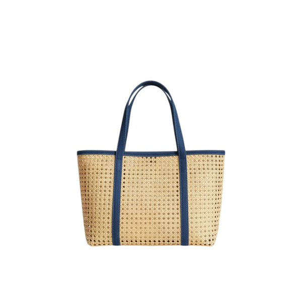 The Eleanor Midi Wicker Tote