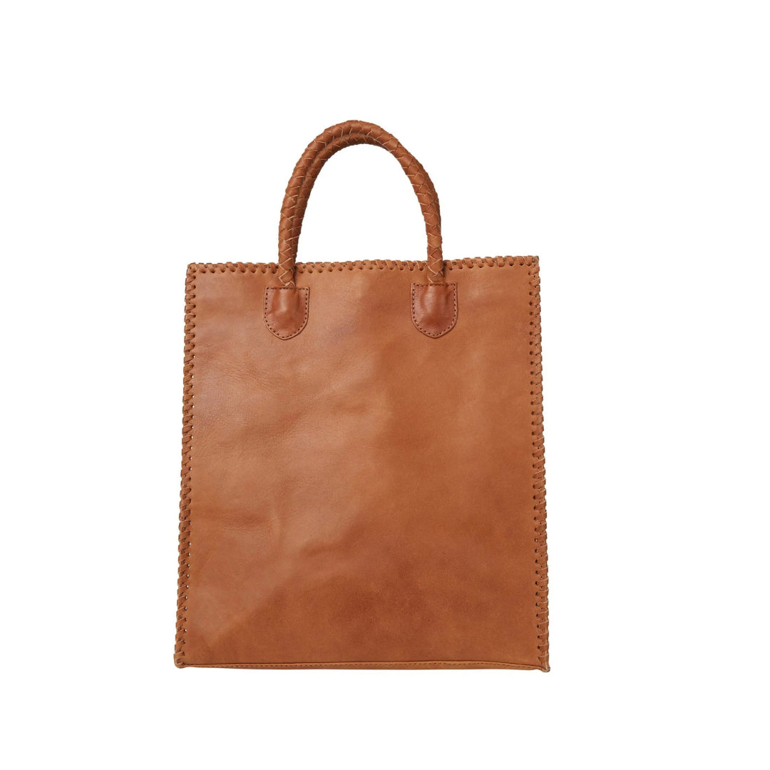 Leather Poof 