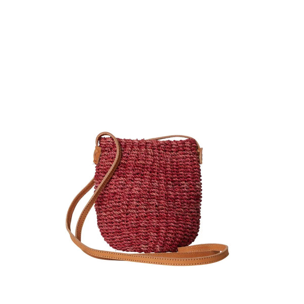 Straw Poof Crossbody
