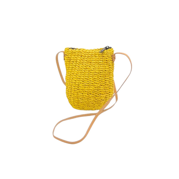 Straw Poof Crossbody
